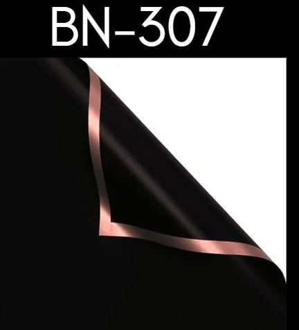 Papel coreano de borde oro rosa