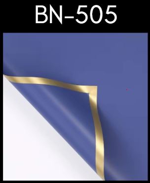 Papel coreano con borde dorado