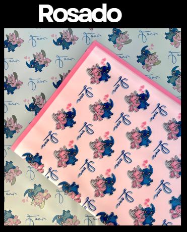 Papel Coreano - Stich y angel